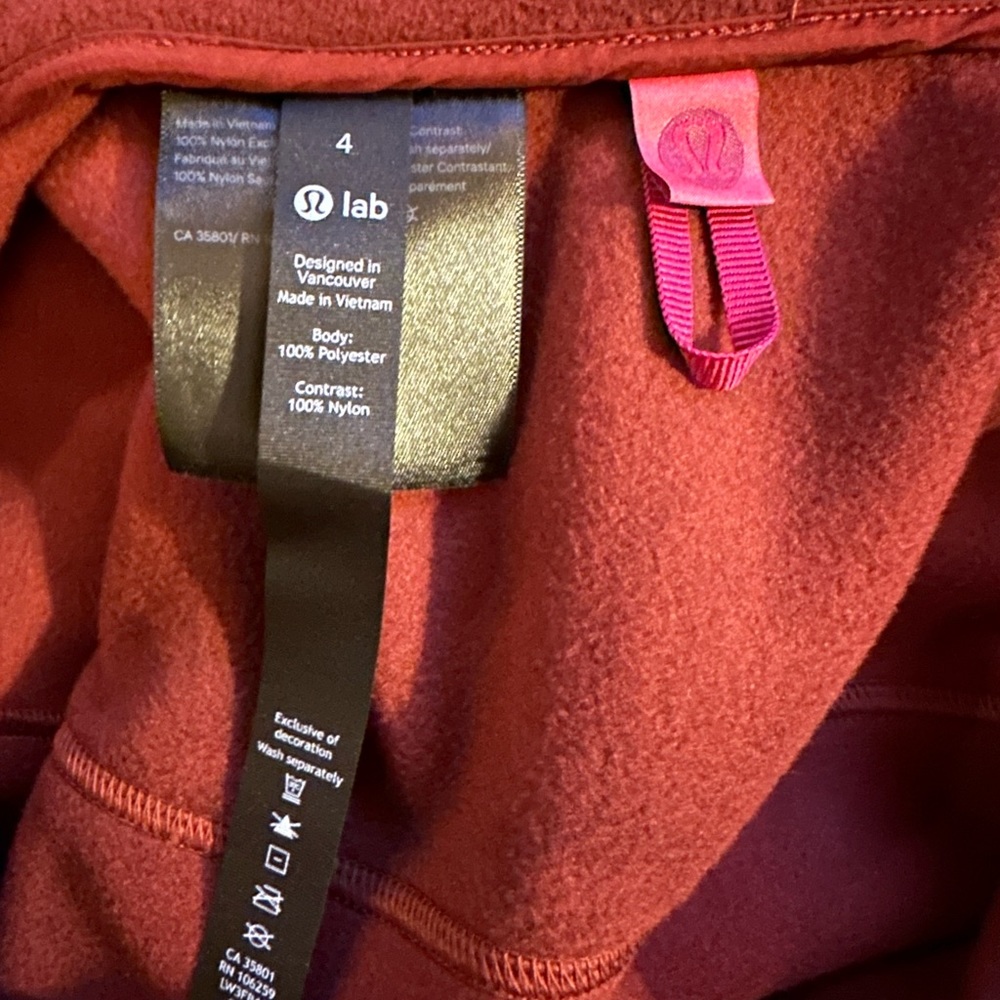 Lululemon LAB Fleece Jacket Diamond Dye - Picture 6 of 8
